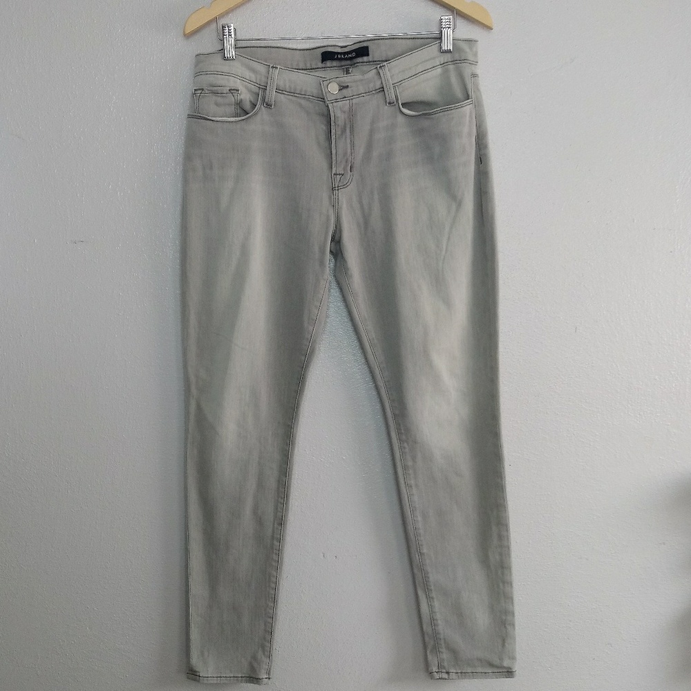J BRAND Grey Skinny Leg Jeans